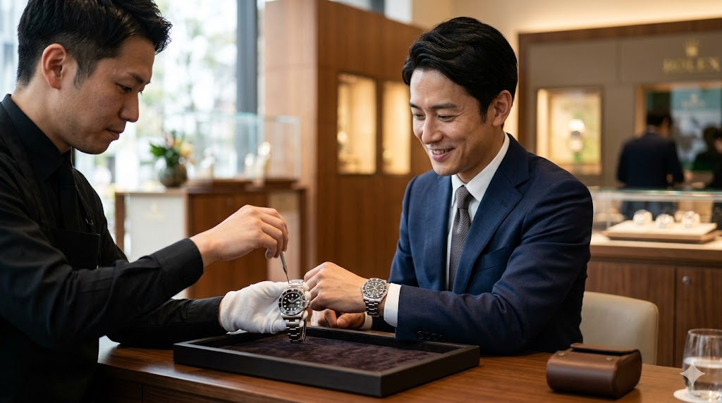 ロレックスのベルト調整はどこがおすすめ？料金や自分で行うリスクを解説のアイキャッチ画像