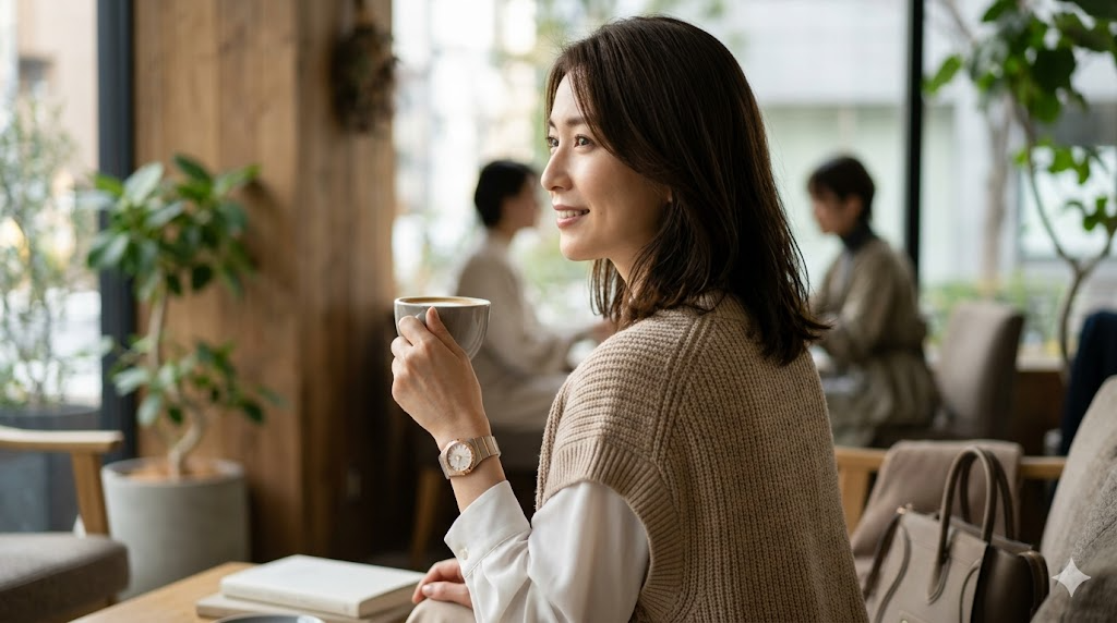 オメガのレディースを着けるのは恥ずかしいかを表すイメージ画像